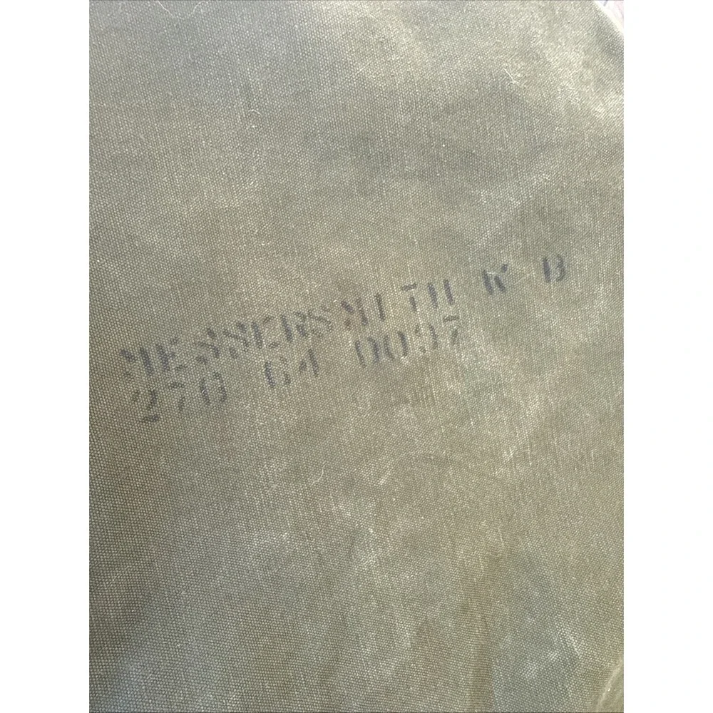 Vintage 1980 US Military Canvas Duffel Bag Type II Backpack Sea Bag Gorpcore